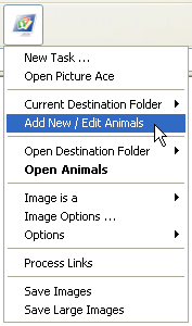 Select Current Destination Folder